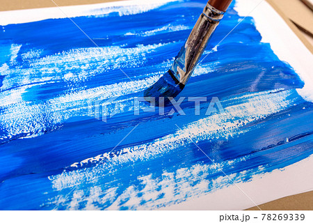 ボディペイントの写真素材