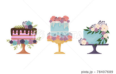 ケーキ土台のイラスト素材