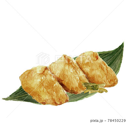 いなり寿司のイラスト素材