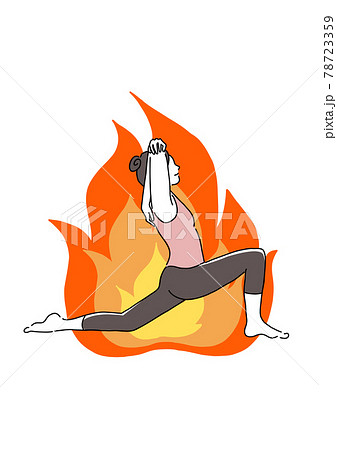 広背筋のイラスト素材