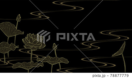 金蓮花のイラスト素材