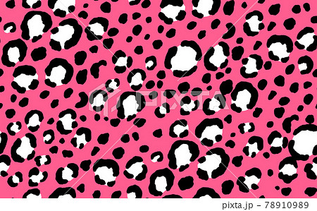 ヒョウ柄 イラスト アニマル柄 ピンクのイラスト素材