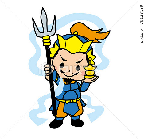 毘沙門天のイラスト素材