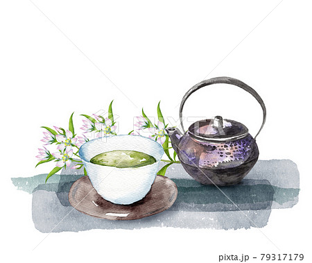 茶のイラスト素材