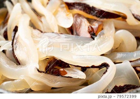 生くらげ 生クラゲ 食用クラゲ くらげの写真素材