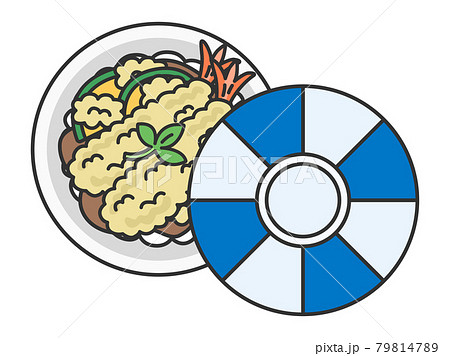 天丼のイラスト素材