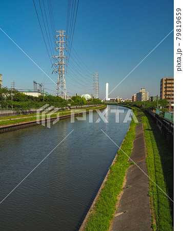 笹目橋の写真素材