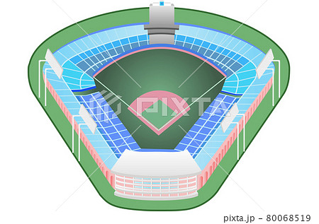 野球場のイラスト素材集 ピクスタ