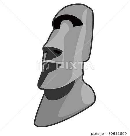 Idol, Moai Religion Sight of Easter Island Stock Vector - Illustration of  history, heritage: 234915348