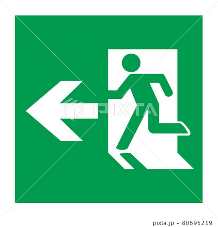 非常口のイラスト素材