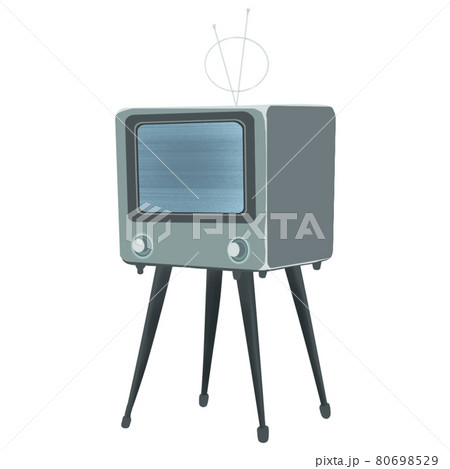 テレビ レトロのイラスト素材