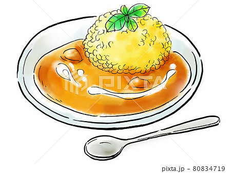 カレーライスのイラスト素材 カレーライスのイラスト素材