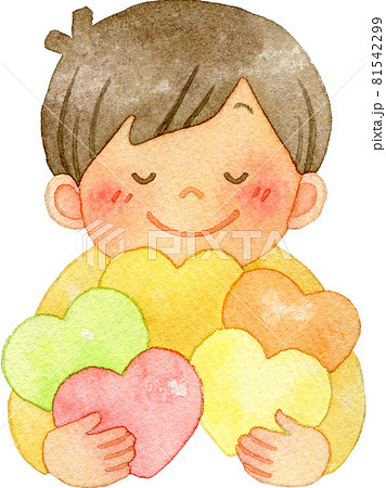 抱きしめるのイラスト素材