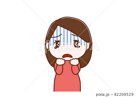 怖い目のイラスト素材