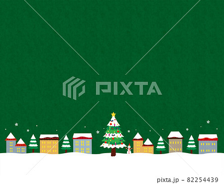 かわいい 夜 夜景 町のイラスト素材