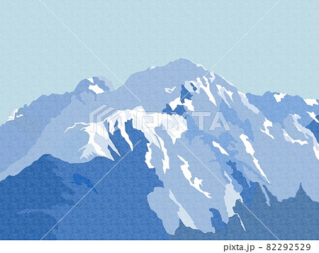 北アルプスのイラスト素材