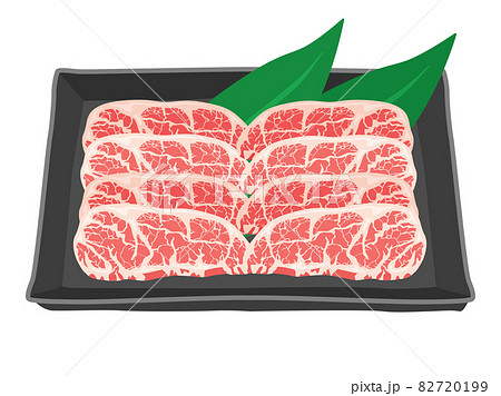 焼き肉のイラスト素材