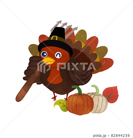 七面鳥のイラスト素材