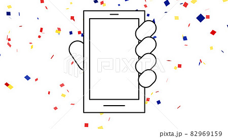 くじ引きのイラスト素材