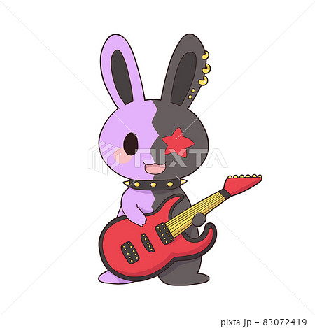 うさぎ 兎 ギター バンドのイラスト素材 - PIXTA