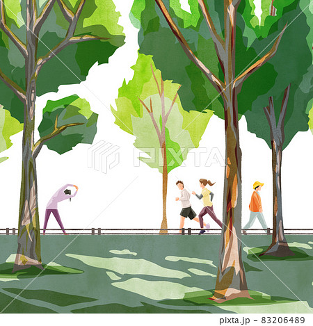 大樹のイラスト素材