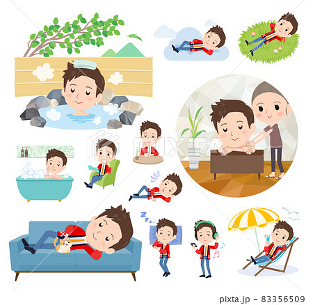 リラックスのイラスト素材集 ピクスタ