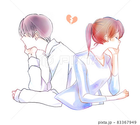 別れるのイラスト素材