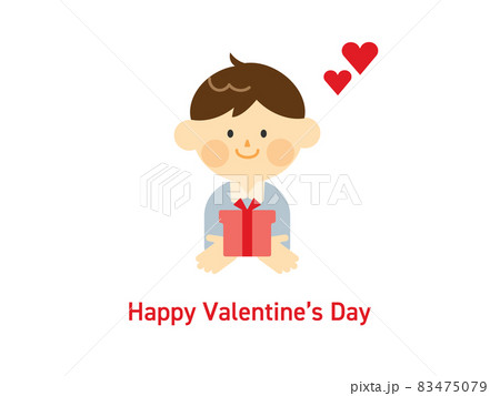 可愛い 男 若い 少年のイラスト素材