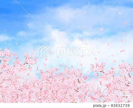 花 桜 イラスト リアルのイラスト素材