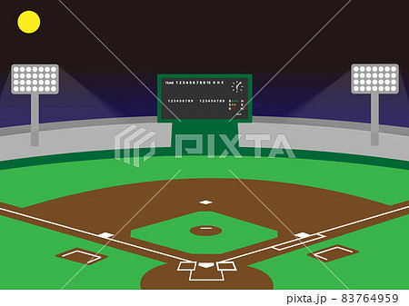 野球場のイラスト素材集 ピクスタ