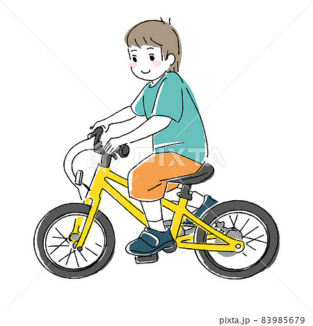 キッズバイクの写真素材