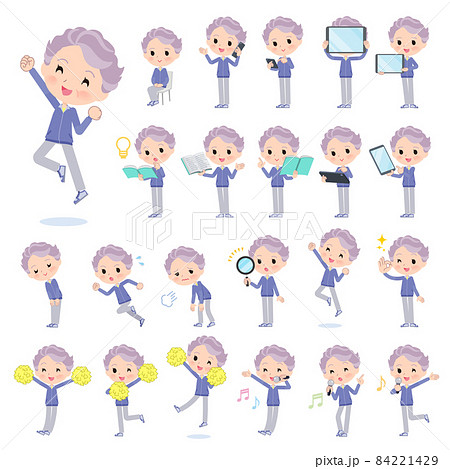 挨拶運動のイラスト素材