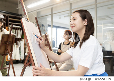 女性 人物画 モデル 人物の写真素材