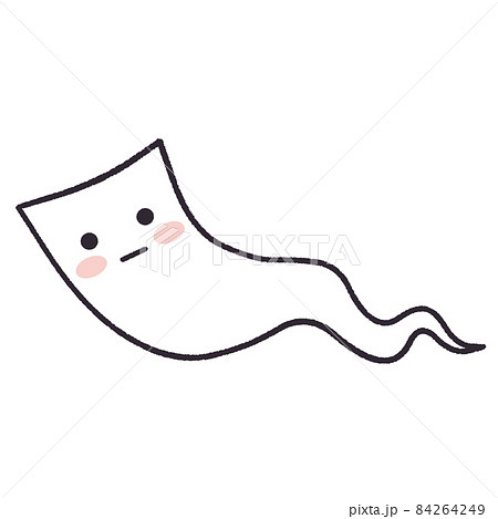 一反木綿のイラスト素材