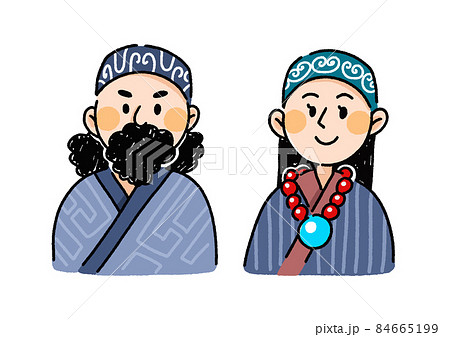 アイヌ民族のイラスト素材