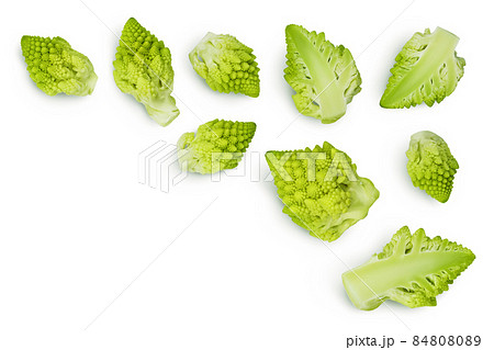 Romanesco Broccoli Cabbage Or Roman Cauliflower の写真素材