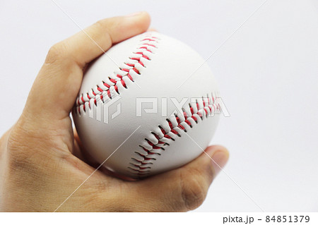 変化球 野球ボール 握りの写真素材