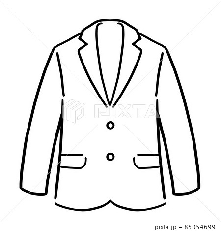 ジャケット スーツ 上着の写真素材