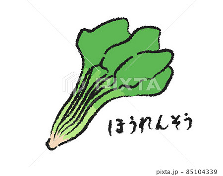 ほうれん草畑のイラスト素材