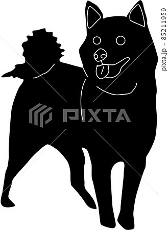 ワンチャンのイラスト素材