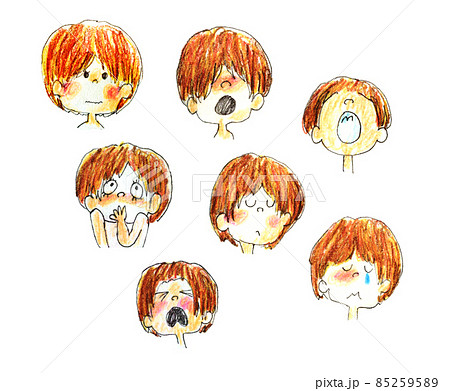 どよーんのイラスト素材