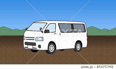 業務用自動車のイラスト素材