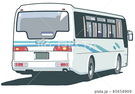 修学旅行バスのイラスト素材
