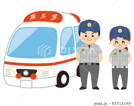 救急車のイラスト素材集 ピクスタ 救急車のイラスト素材集 ピクスタ