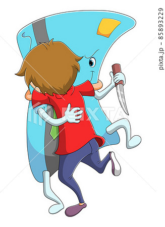 殺人鬼のイラスト素材