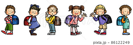 小学生 女の子のイラスト素材 小学生 女の子のイラスト素材