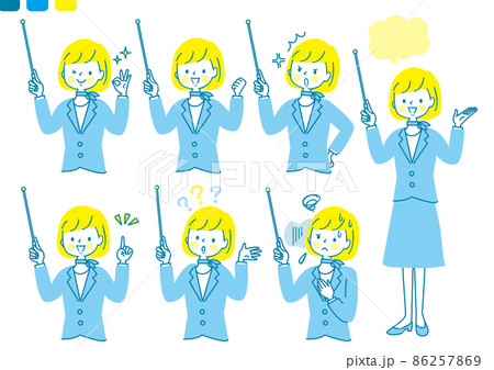 棒人間 かわいいのイラスト素材