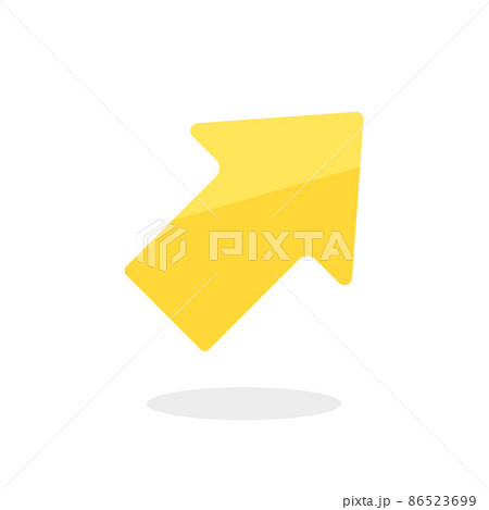 前斜めのイラスト素材