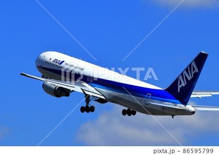 Ana 飛行機の写真素材