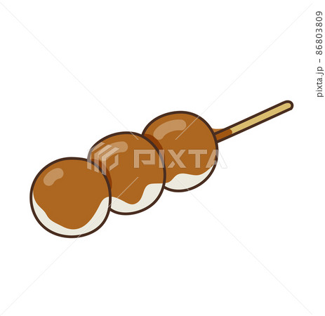 みたらし団子のイラスト素材